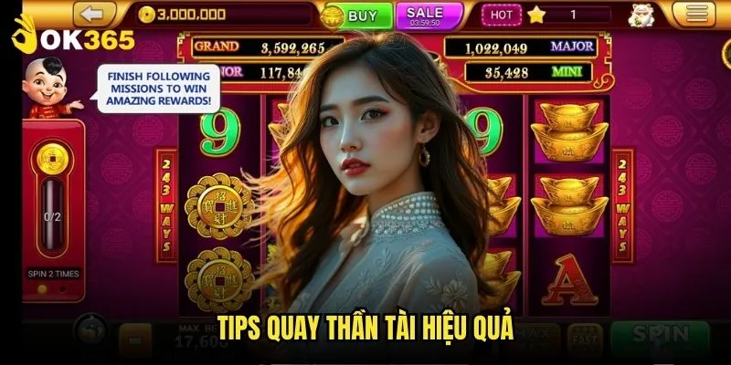 Nổ hũ thần tài Ok365: May mắn gấp bội 3 Tips quay thần tài hiệu quả